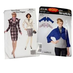 Vogue 8516 Misses Jacket Skirt Pants Pattern Very Easy Uncut Sizes 8 10 12 14 16